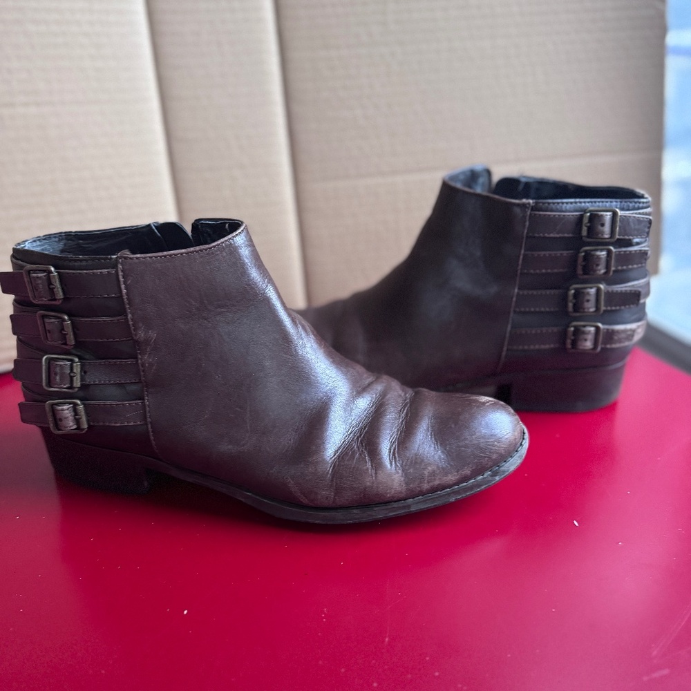 Franco Sarto Women’s Brown Booties Sz. 12